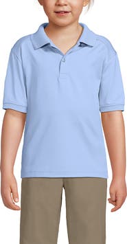 Lands' End School Uniform Kids Short Sleeve Rapid Dry Polo Shirt