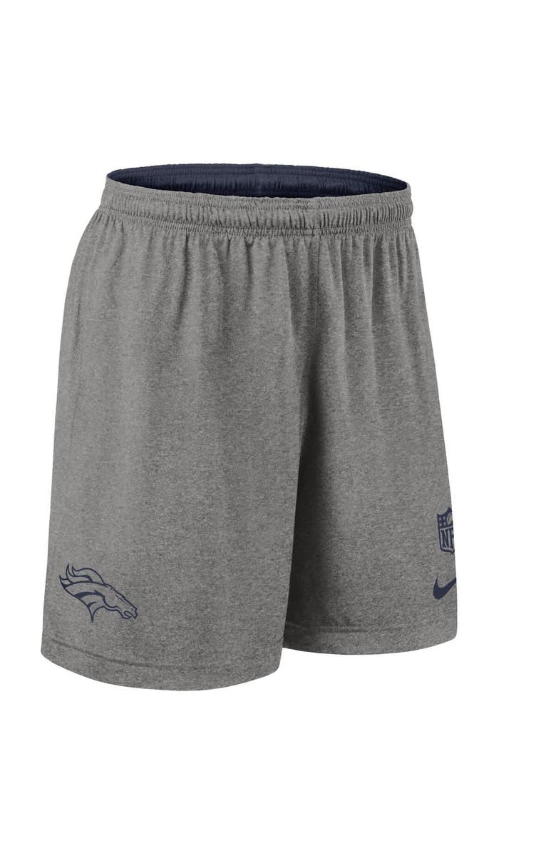 Nike Men's Nike Navy Denver Broncos Sideline Reversible Performance Shorts, Alternate, color, Navy