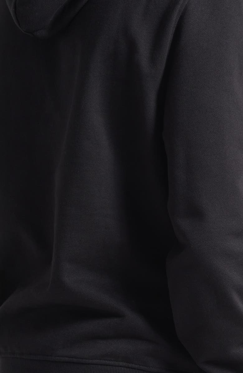 JKEEFER Concepts Organic Cotton Graphic Hoodie, Alternate, color, Black