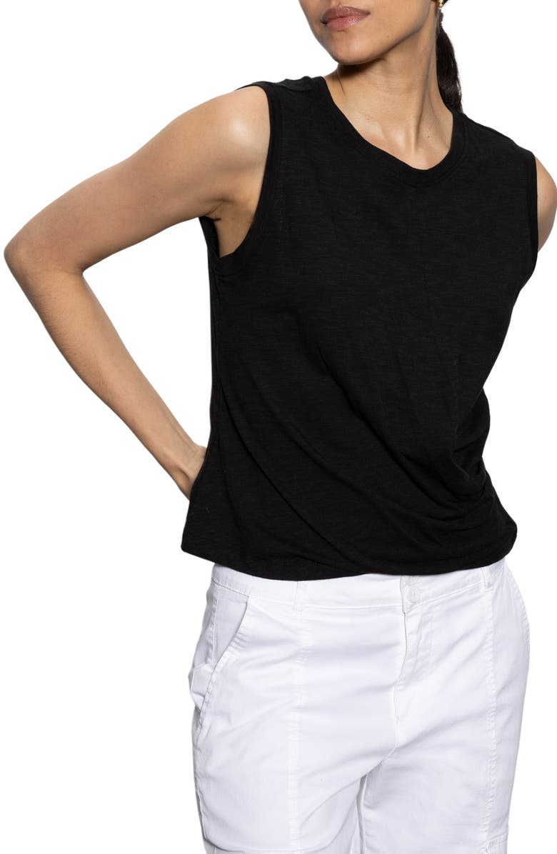 Sanctuary Draped Crewneck Tank, Main, color,