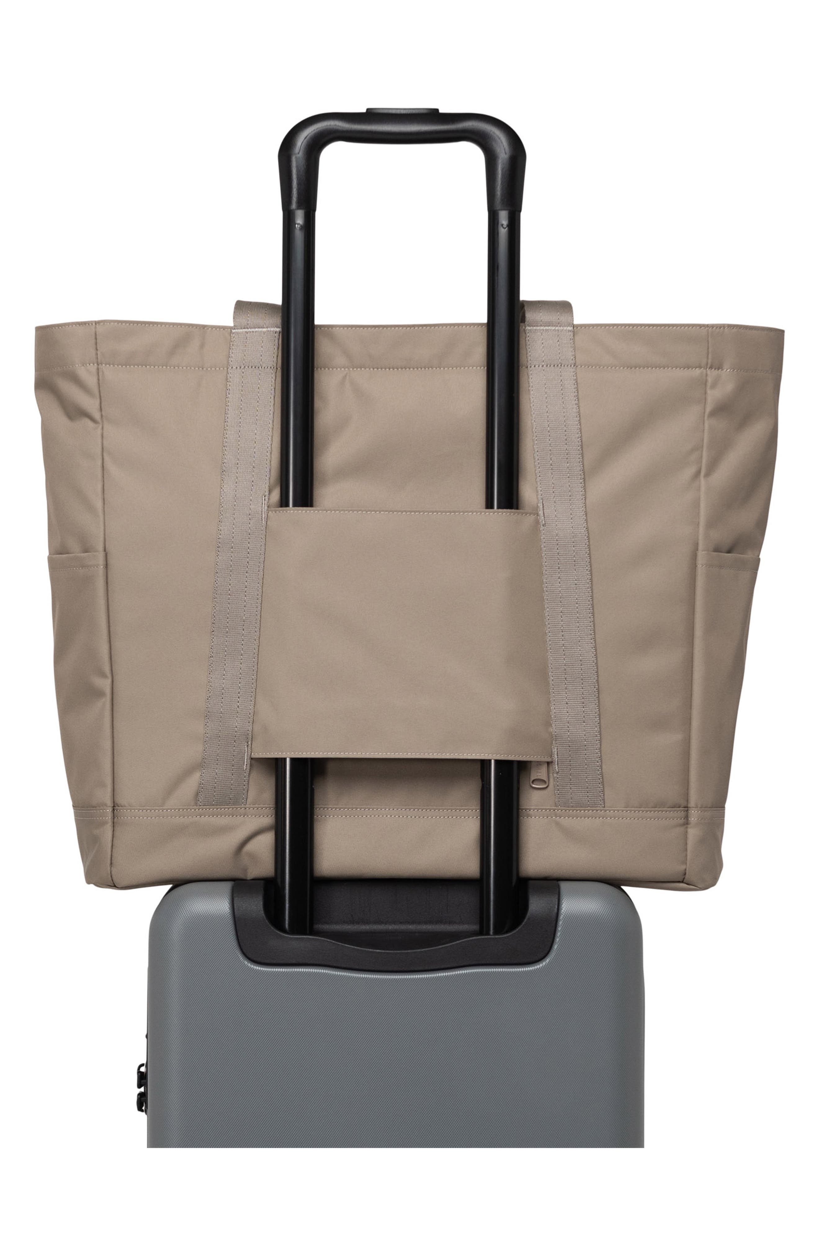 Herschel Supply Co. Heritage Recycled Twill Tote, Alternate, color, Eucalyptus/Whitecap Gray