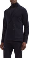 Bugatchi Double Breasted Merino Wool Sweater Blazer