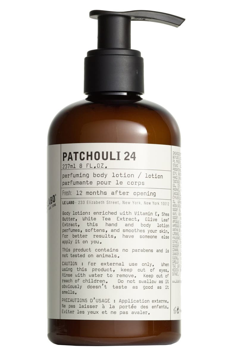 Le Labo Patchouli 24 Body Lotion, Main, color,