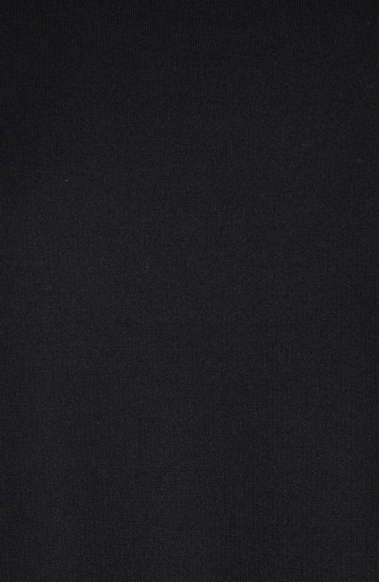 Moncler Grenoble Quarter Zip Pullover, Alternate, color, Black