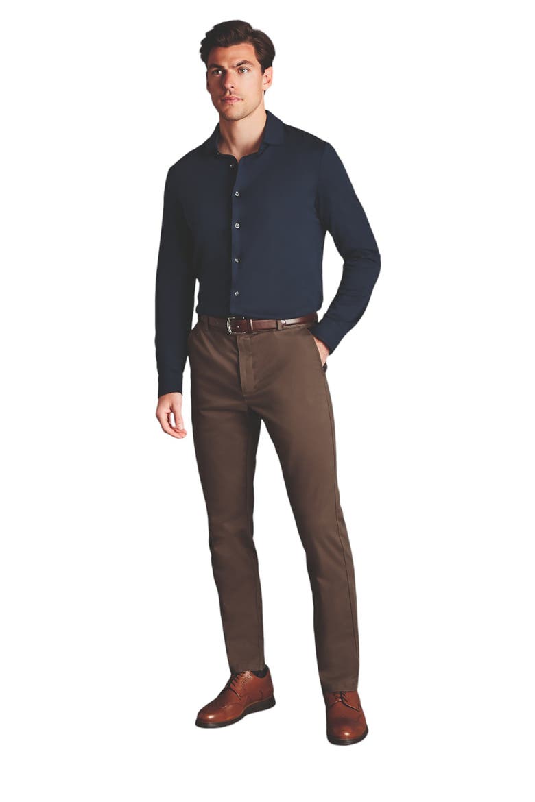 Slim Fit Ultimate Non-Iron Chino, Alternate, color, MOCHA