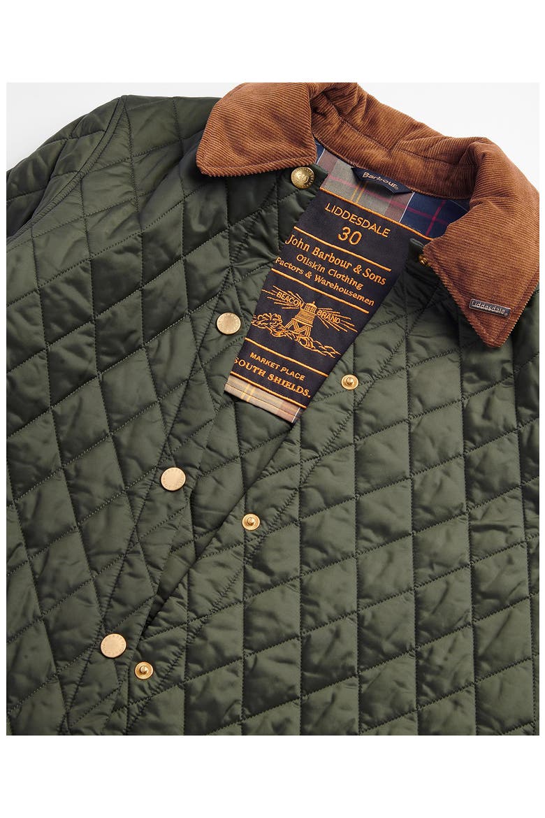 Anniversary Modern Liddesdale Quilted Jacket, Alternate, color, OLIVE/ CLASSIC