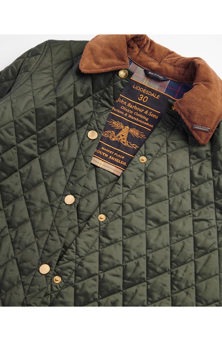 Barbour Anniversary Modern Liddesdale Quilted Jacket, Alternate, color, 