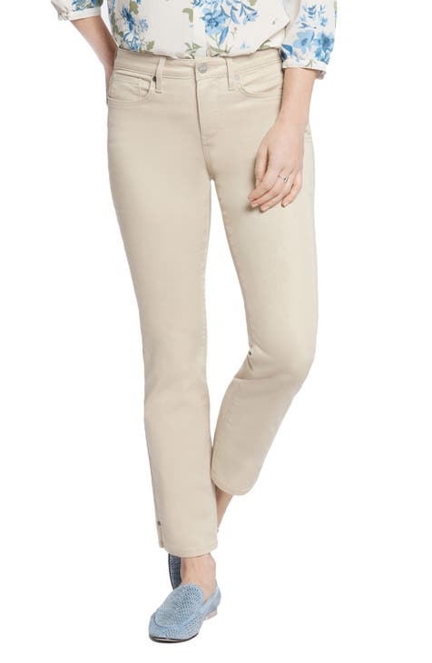 Beige womens jeans discount