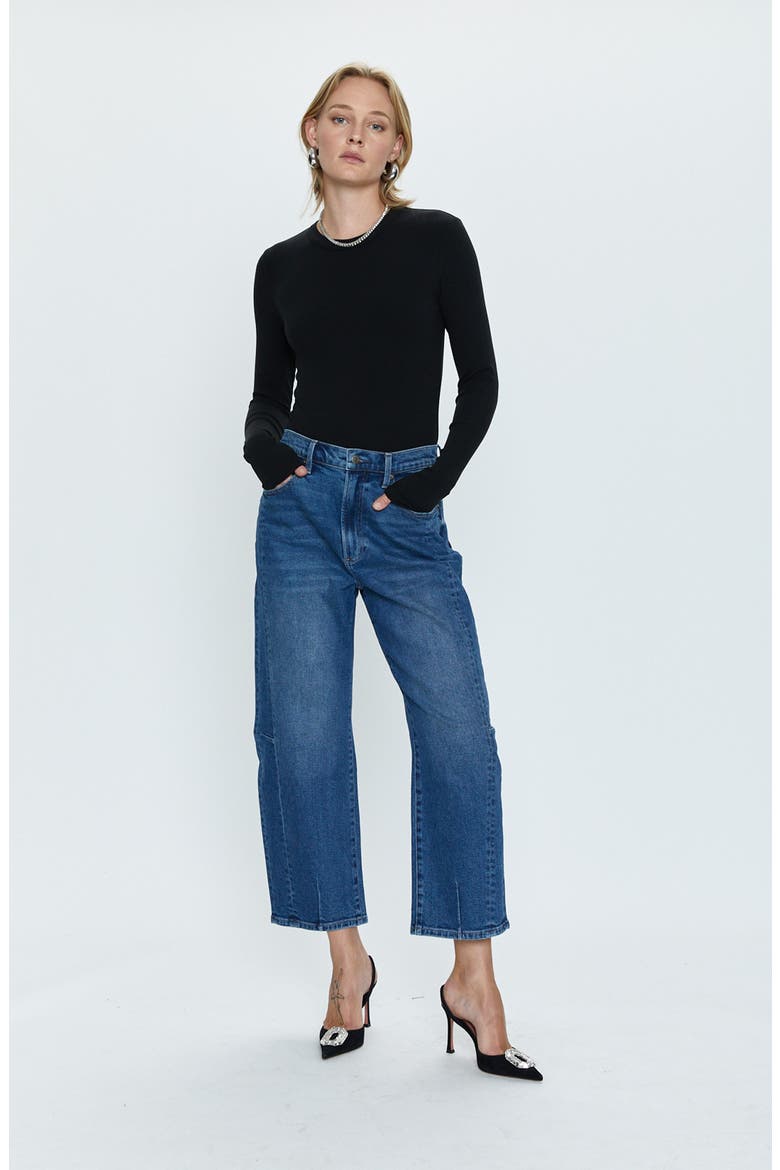 Eli Ankle Barrel Leg Jeans, Alternate, color, AUGUSTUS