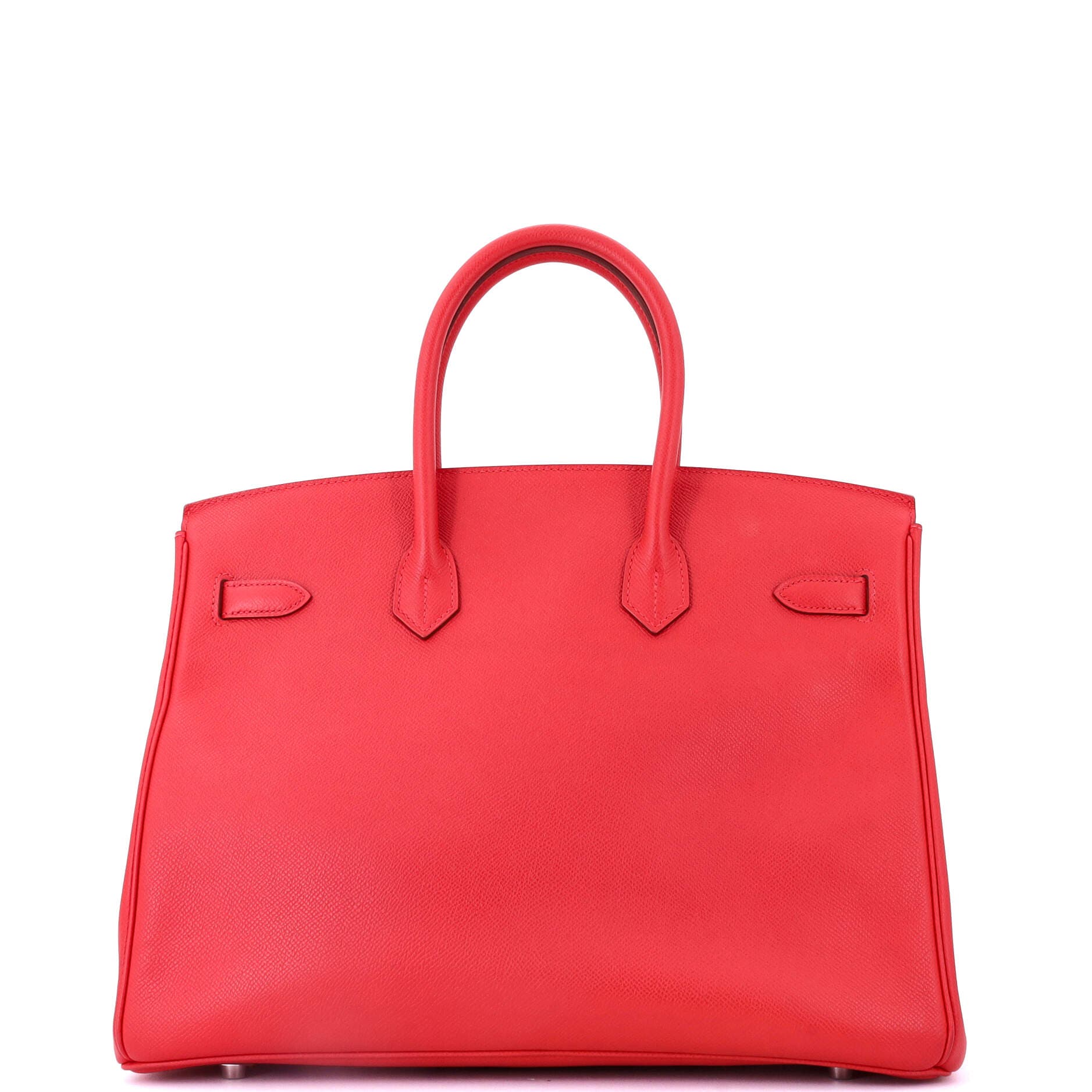 Pre-Owned Hermes Birkin Handbag Red Epsom with Palladium Hardware 35, Alternate, color, 