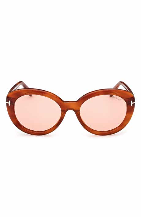 TOM FORD Lily-02 55mm Tinted Cat Eye Sunglasses