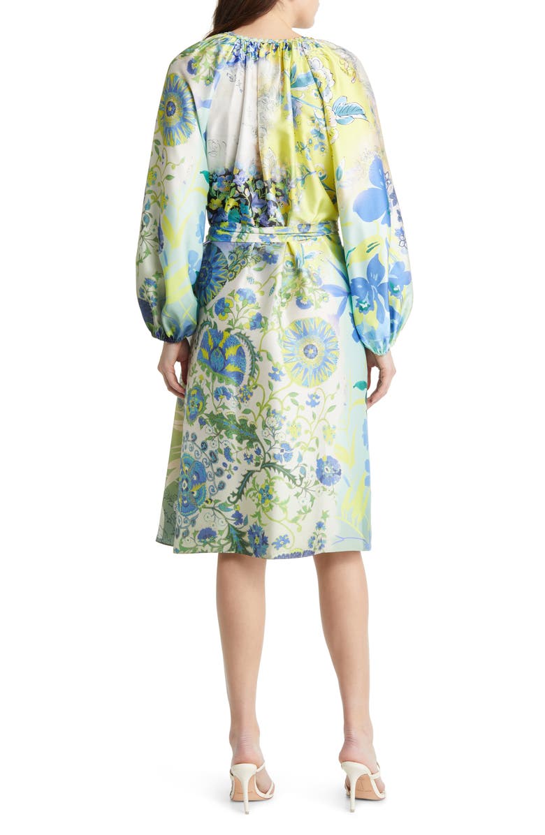 KOBI HALPERIN Arbor Floral Print Long Sleeve Dress, Alternate, color, 