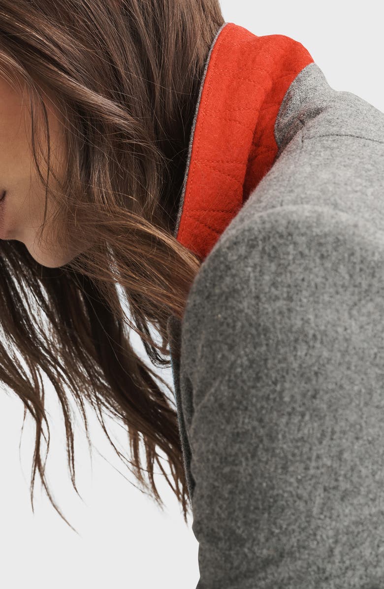 rag & bone Warren Double Breasted Wool Blend Blazer, Alternate, color, 