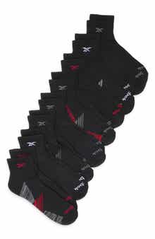 8-Pack Cushioned Quarter Length Socks