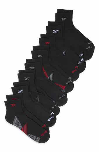 8-Pack Cushioned Quarter Length Socks