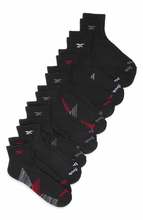 8-Pack Cushioned Quarter Length Socks