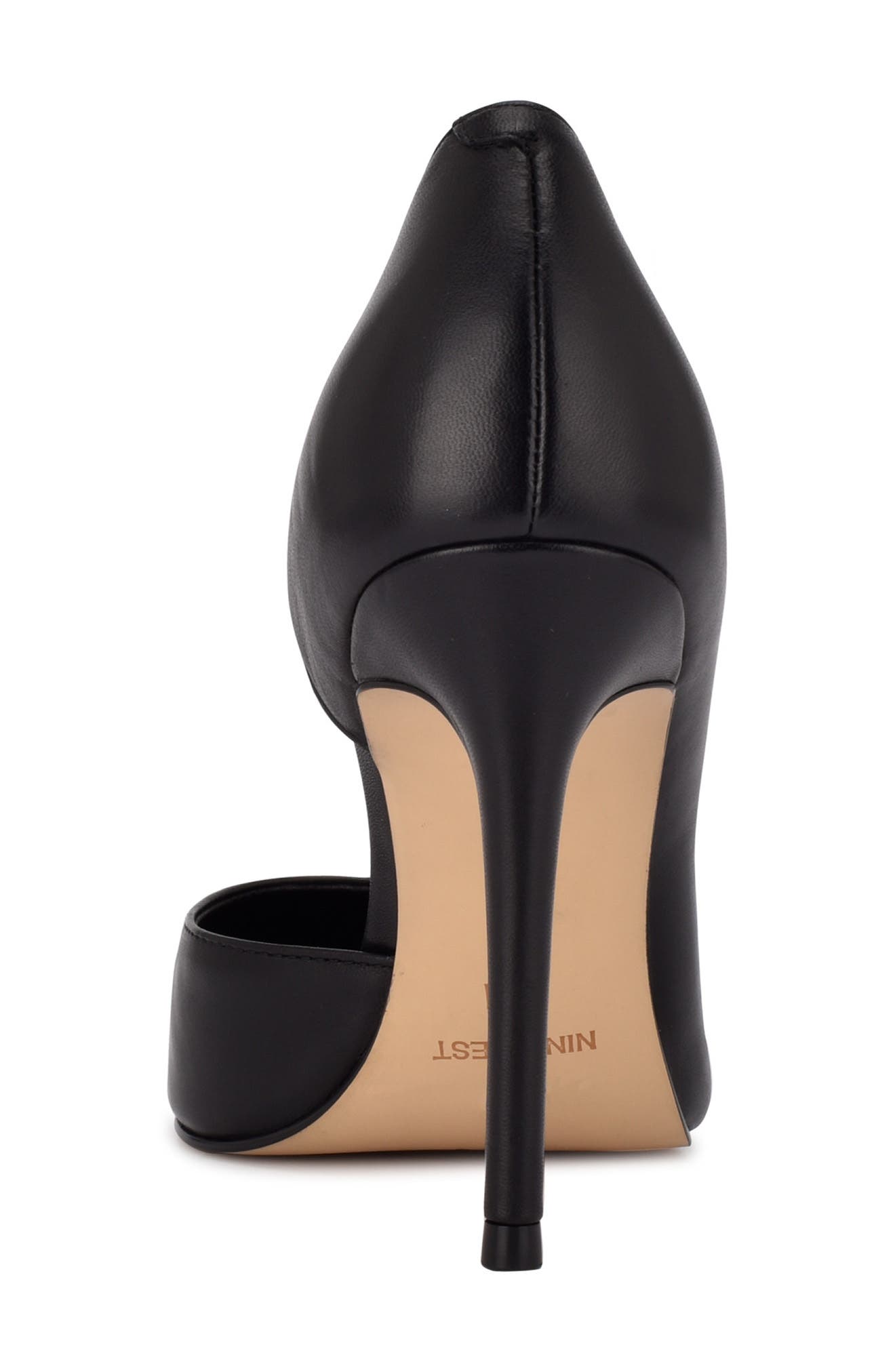 Folowe Half d'Orsay Pump, Alternate, color, BLACK 004
