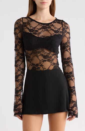 Feelix Long Sleeved Lace Bodysuit