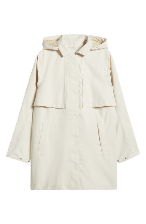 Helly Hansen Lilja Hooded Raincoat In Cream