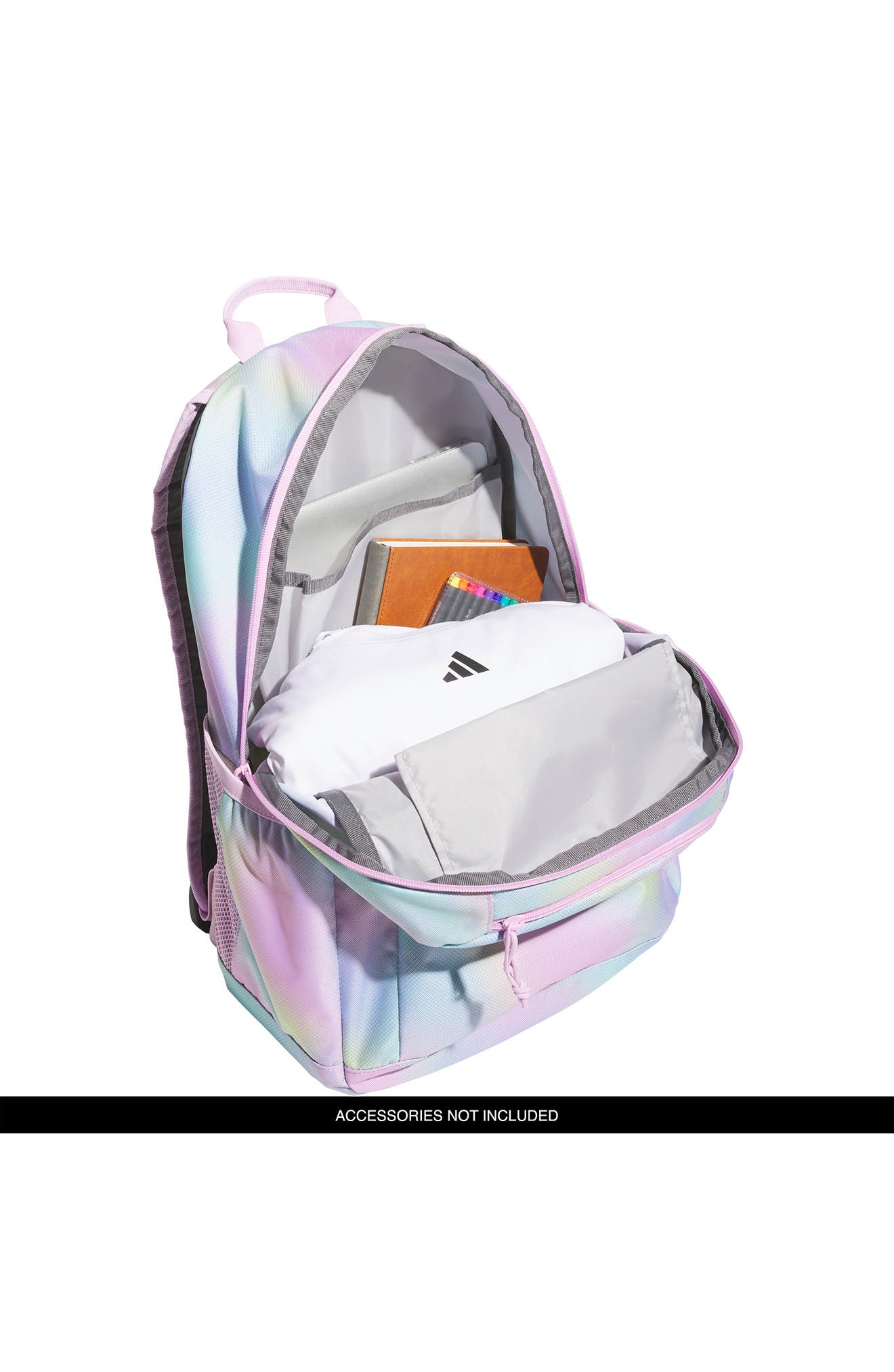 adidas Kids' Affiliate Backpack, Alternate, color, Gradient Bliss Lilac/ Purple