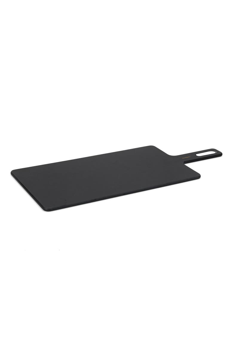 CUISIPRO Fiber Wood Paddle Cutting Board, 18-Inch x7.5-Inch, Main, color, Slate