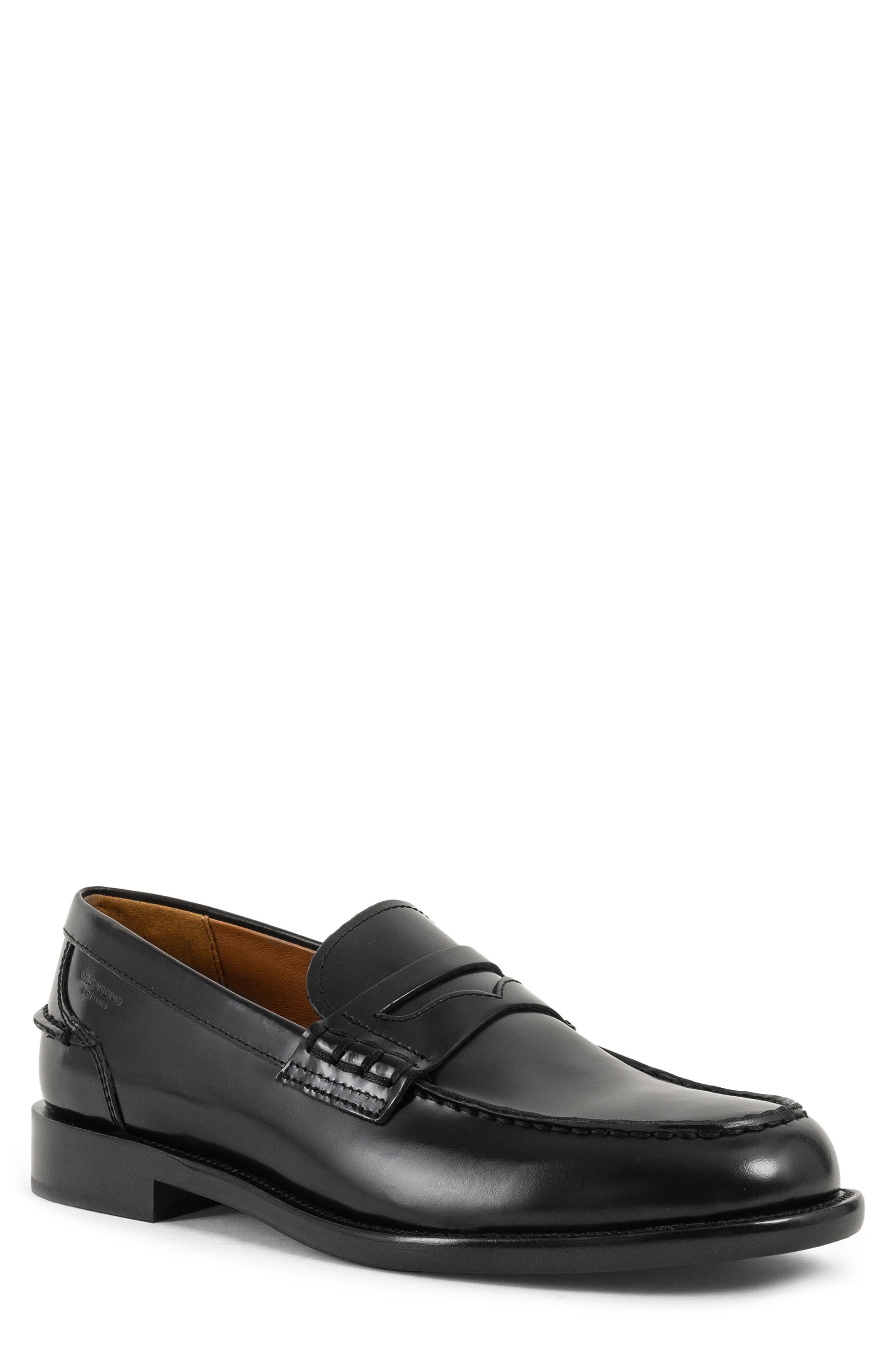 Vagabond Shoemakers Steven Penny Loafer, Main, color, Black