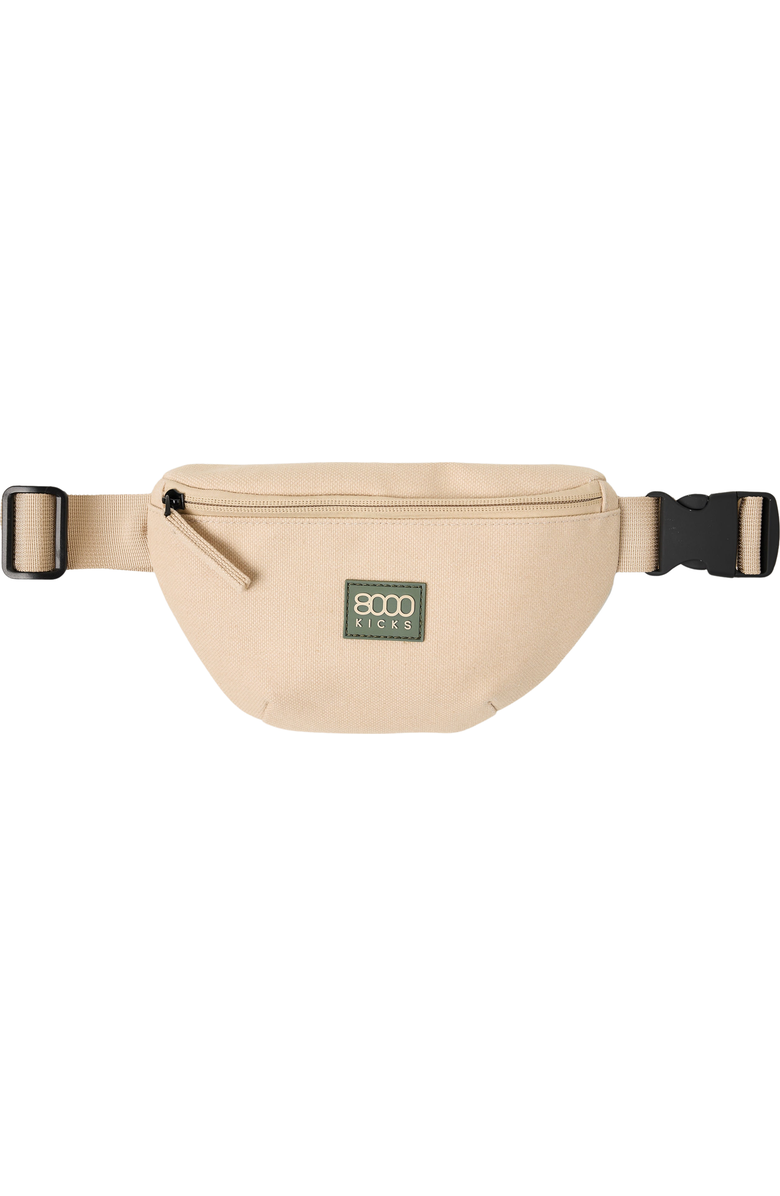 8000Kicks Hemp Fanny Pack, Main, color, Beige
