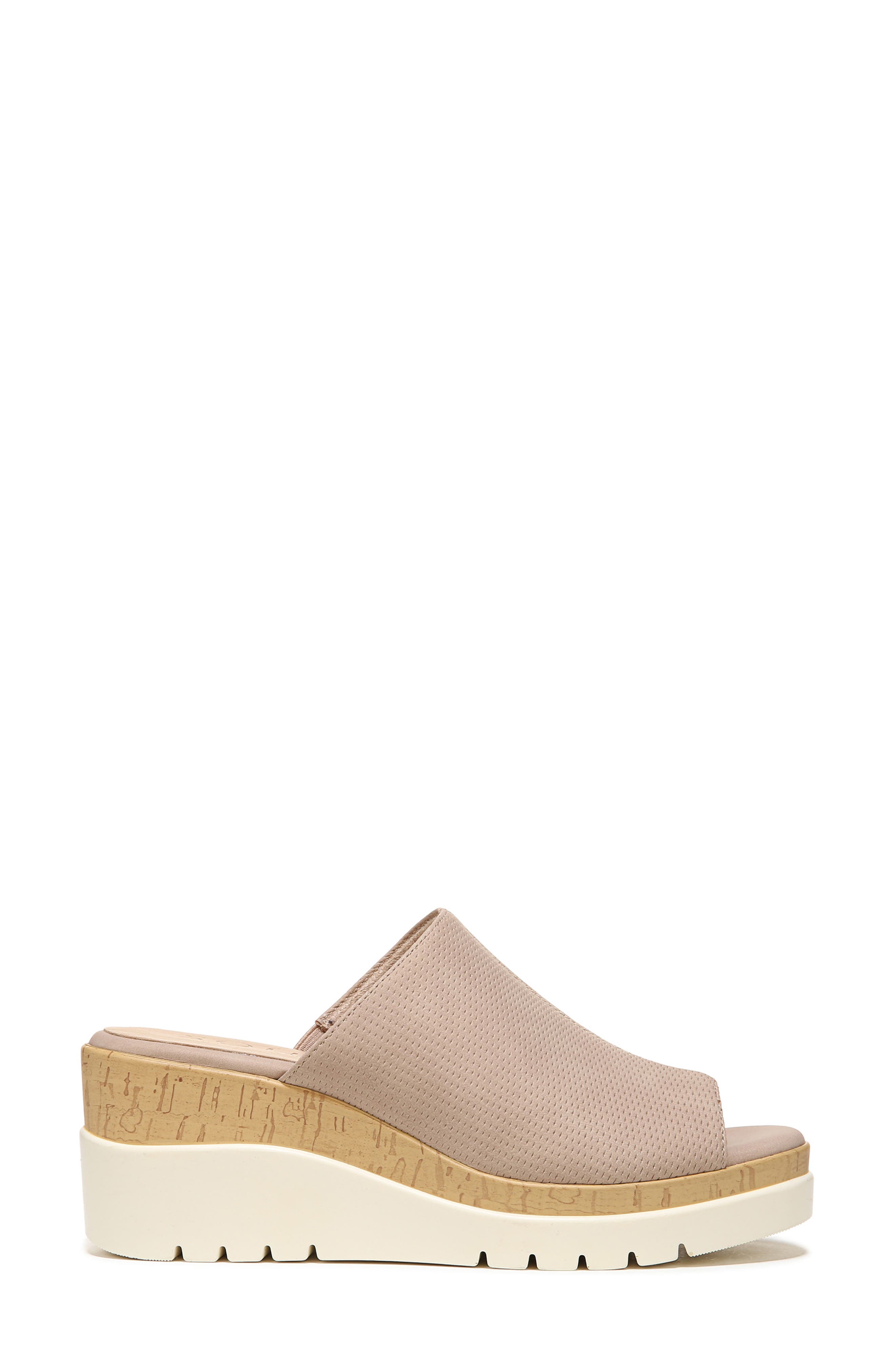SOUL NATURALIZER Goodtimes Platform Wedge Slide Sandal, Alternate, color, Light Taupe Synthetic