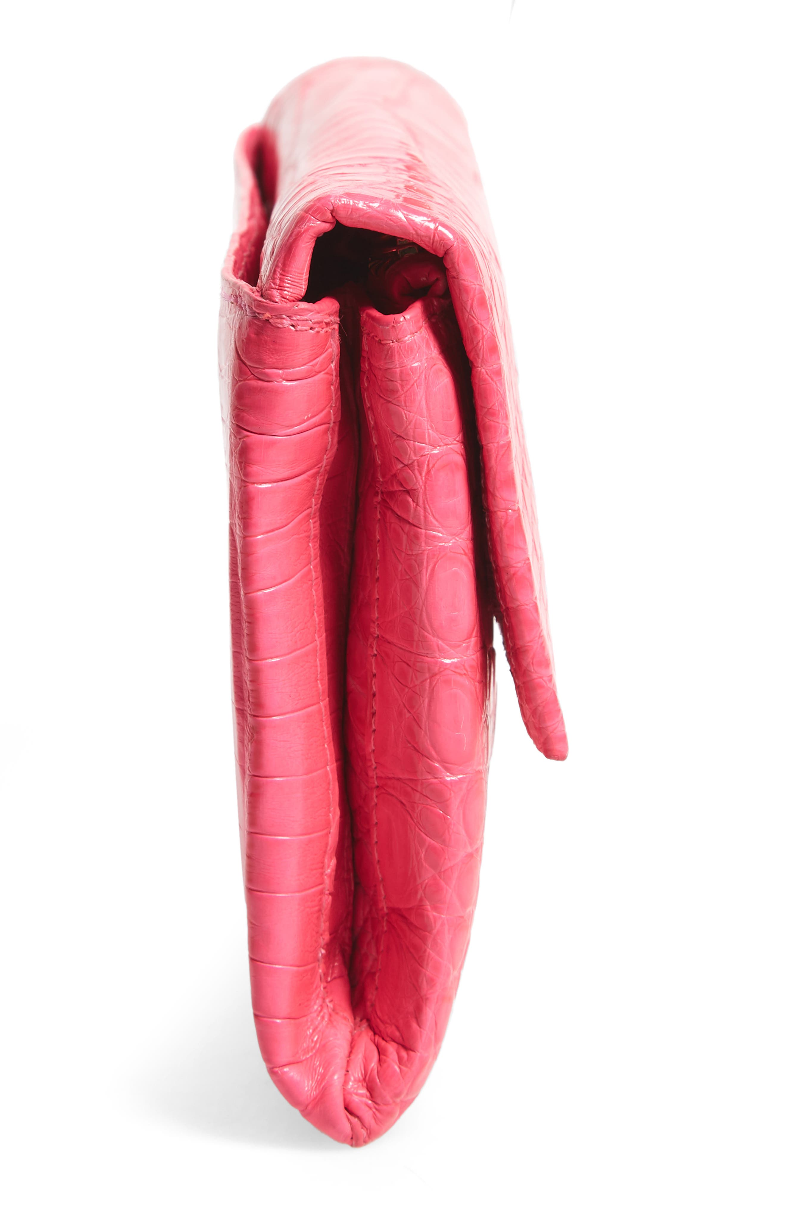 Nancy Gonzalez Small Gotham Genuine Crocodile Clutch, Alternate, color, 