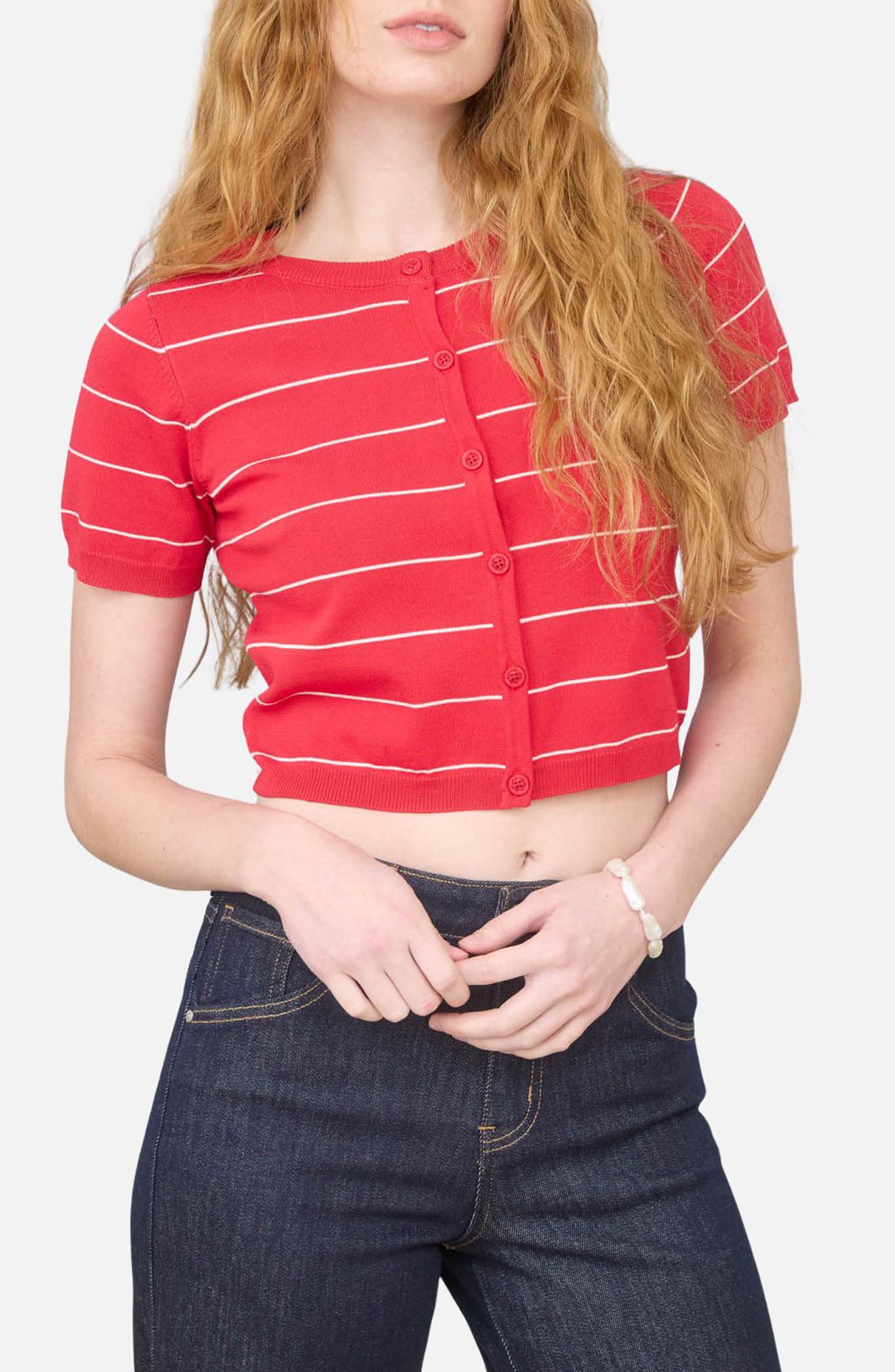 Blu Pepper Short Sleeve Cardigan