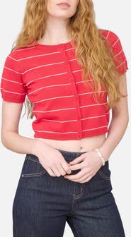 Blu Pepper Short Sleeve Cardigan