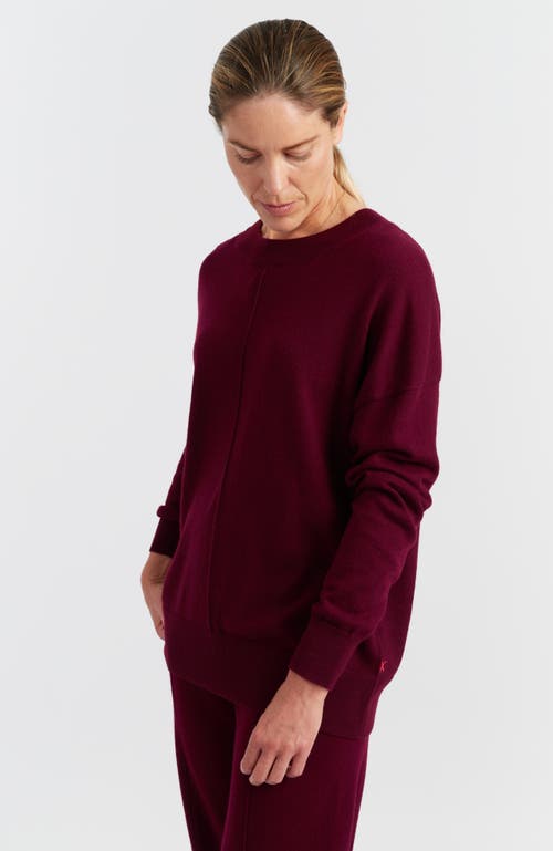 Chinti & Parker Wool & Cashmere Slouchy Sweater In Burgundy