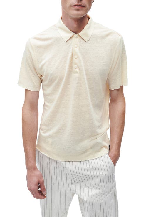 Classic Fit Solid Slub Jersey Polo