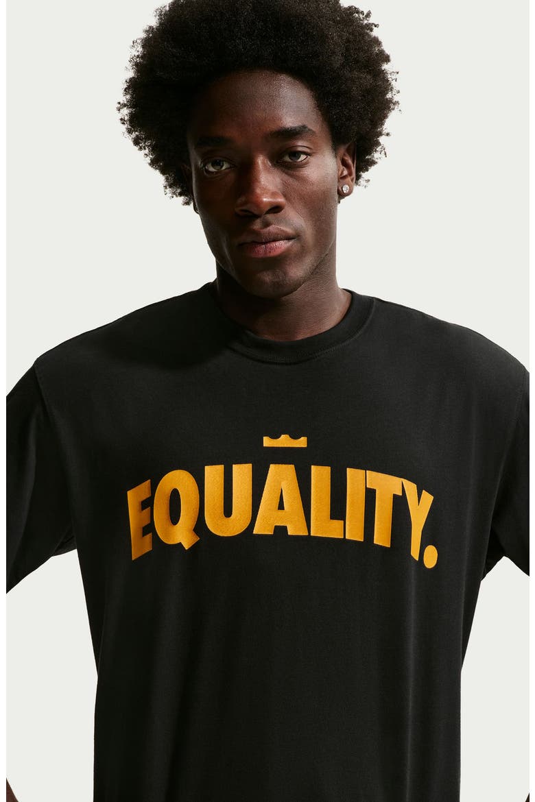 LeBron 'Honor the King' Graphic T-Shirt, Alternate, color, BLACK