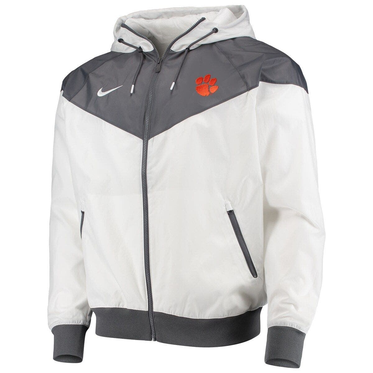 white nike clemson hoodie