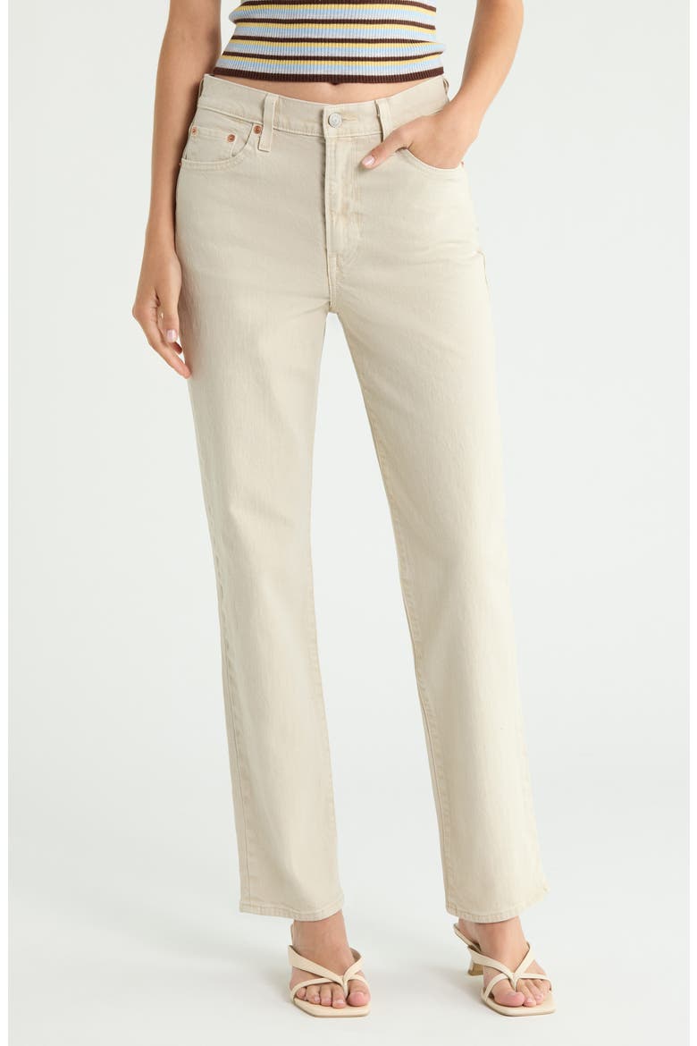 Ribcage High Waist Slim Jeans, Main, color, TO THE BONE STAR