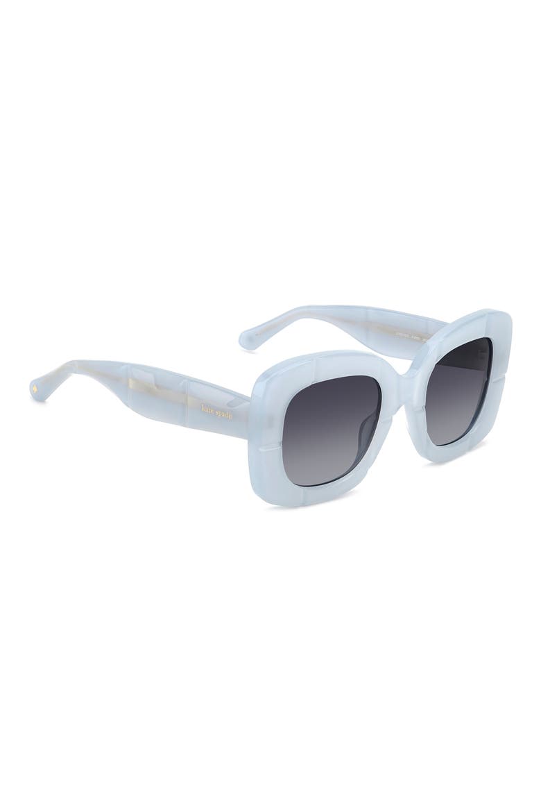 josey 50mm square sunglasses, Alternate, color, BLUE