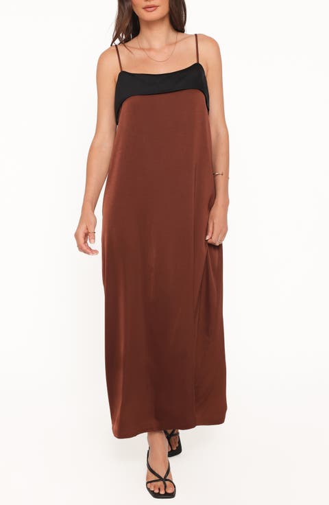 Carita Colorblock Maxi Dress