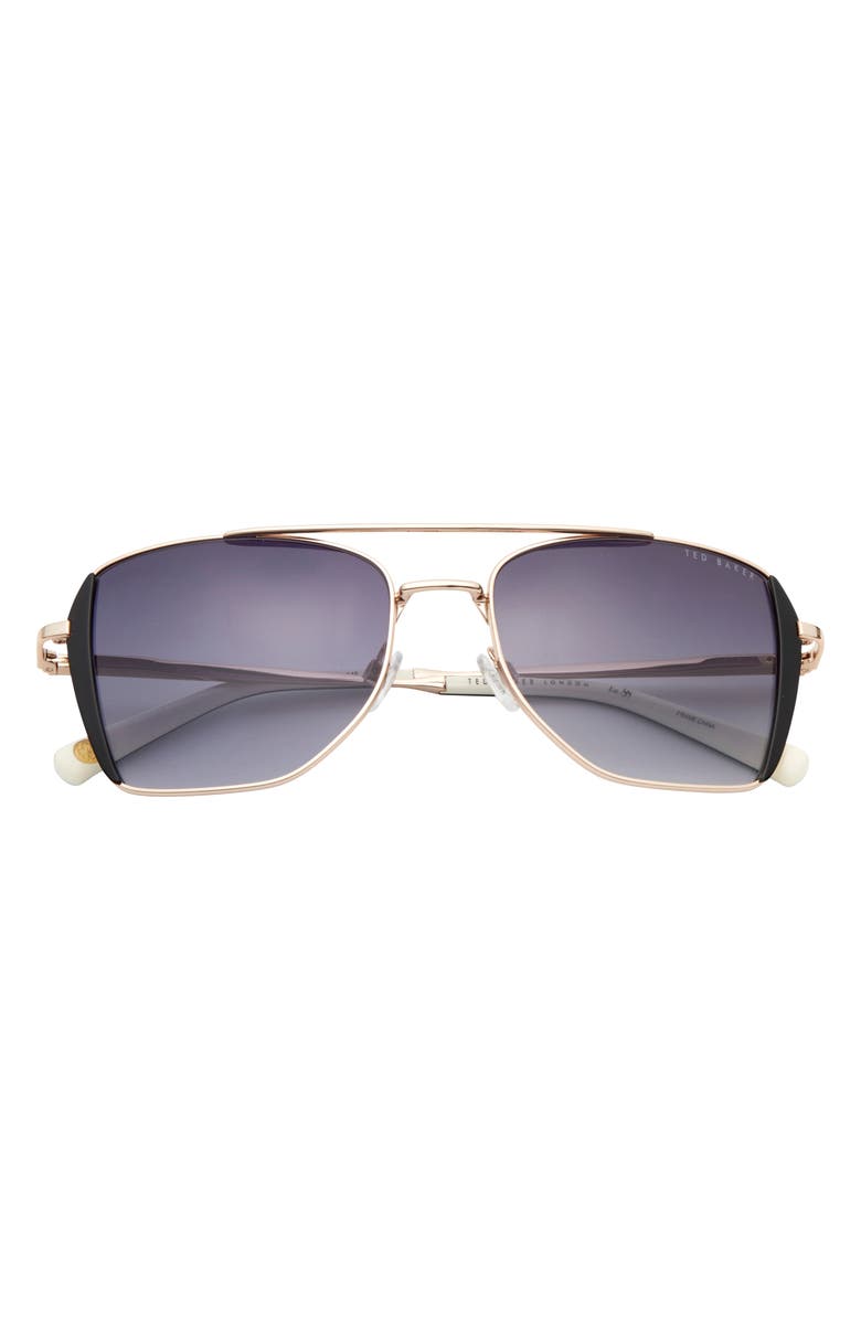 Ted Baker London 55mm Gradient Square Sunglasses, Main, color,