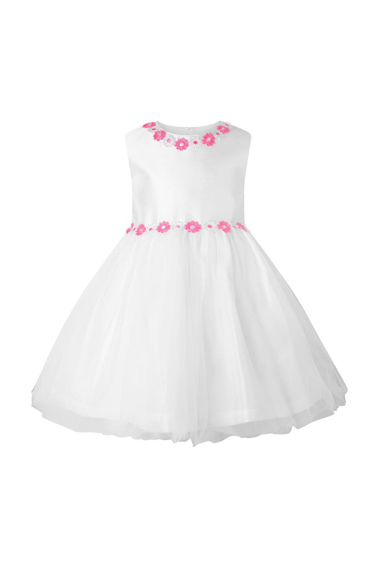 Daisy Tulle Dress, Main, color, White