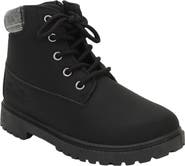 Seven7 Kids' Tudor Faux Leather Combat Boot