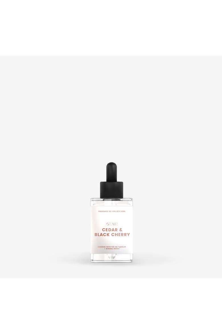 Zai Lava Rock Diffuser In Cedar & Black Cherry, Alternate, color, Charcoal