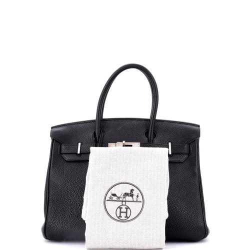 Pre-owned Hermes Hermes Birkin Handbag Blue Togo With Palladium Hardware 30