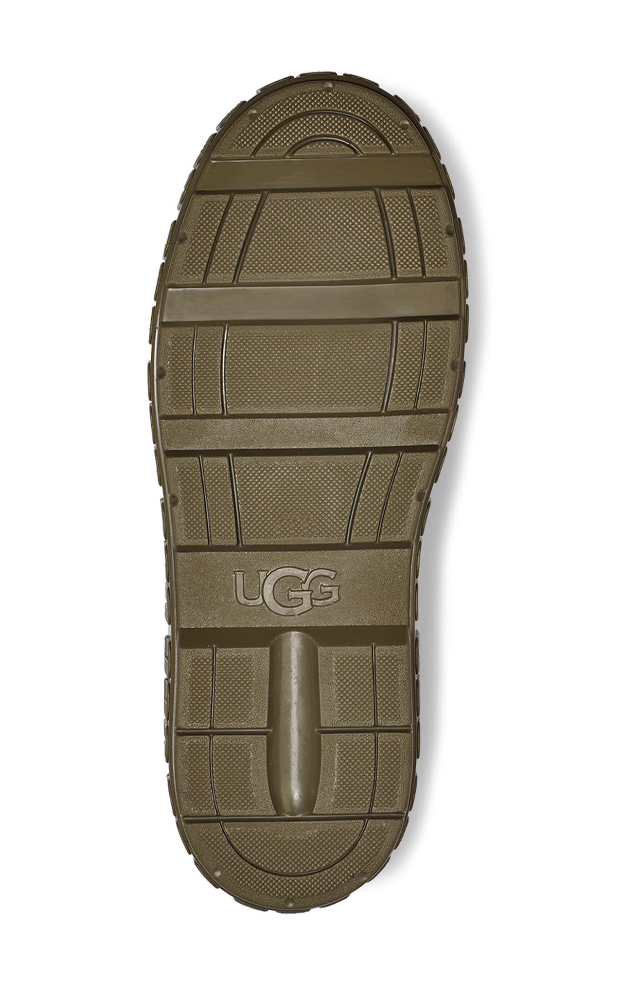 UGG<sup>®</sup> Drizlita Genuine Shearling Lined Rain Boot, Alternate, color, Burnt Olive