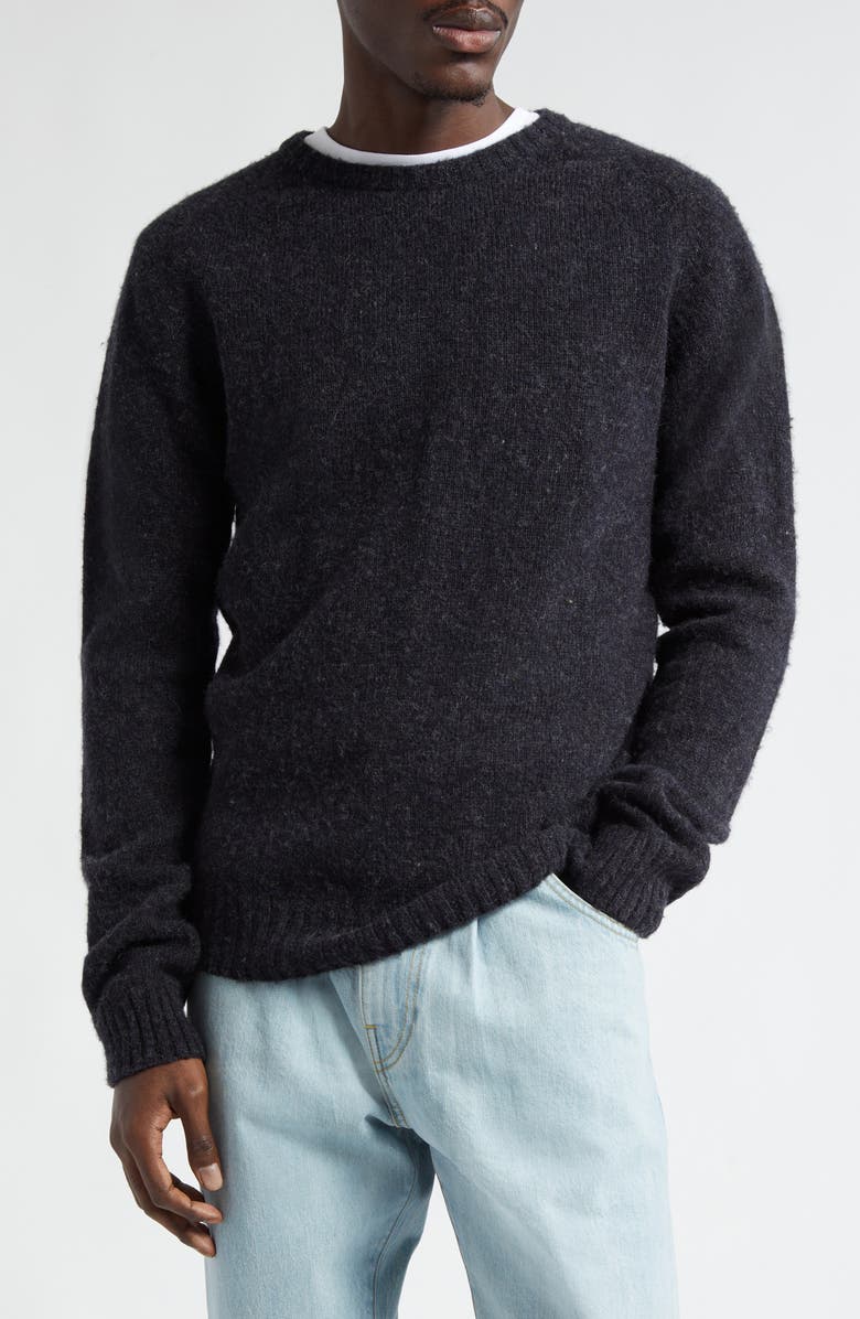 Noah Shetland Wool Crewneck Sweater, Main, color, 