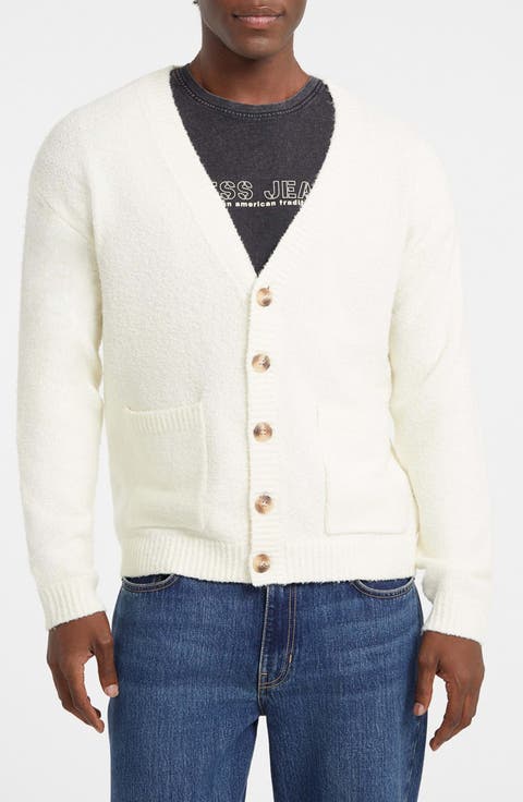 Bouclé V-Neck Cardigan