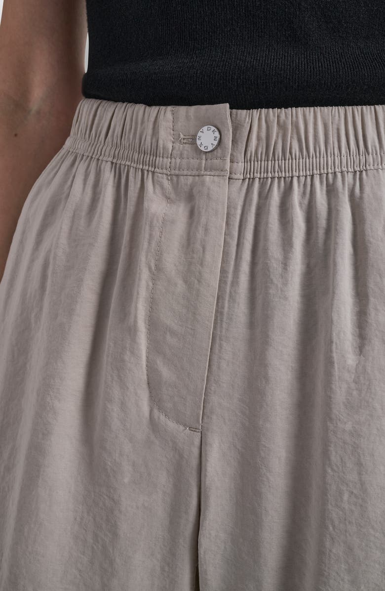 DKNY Sueded Fuji Cargo Pants, Alternate, color, Pebble