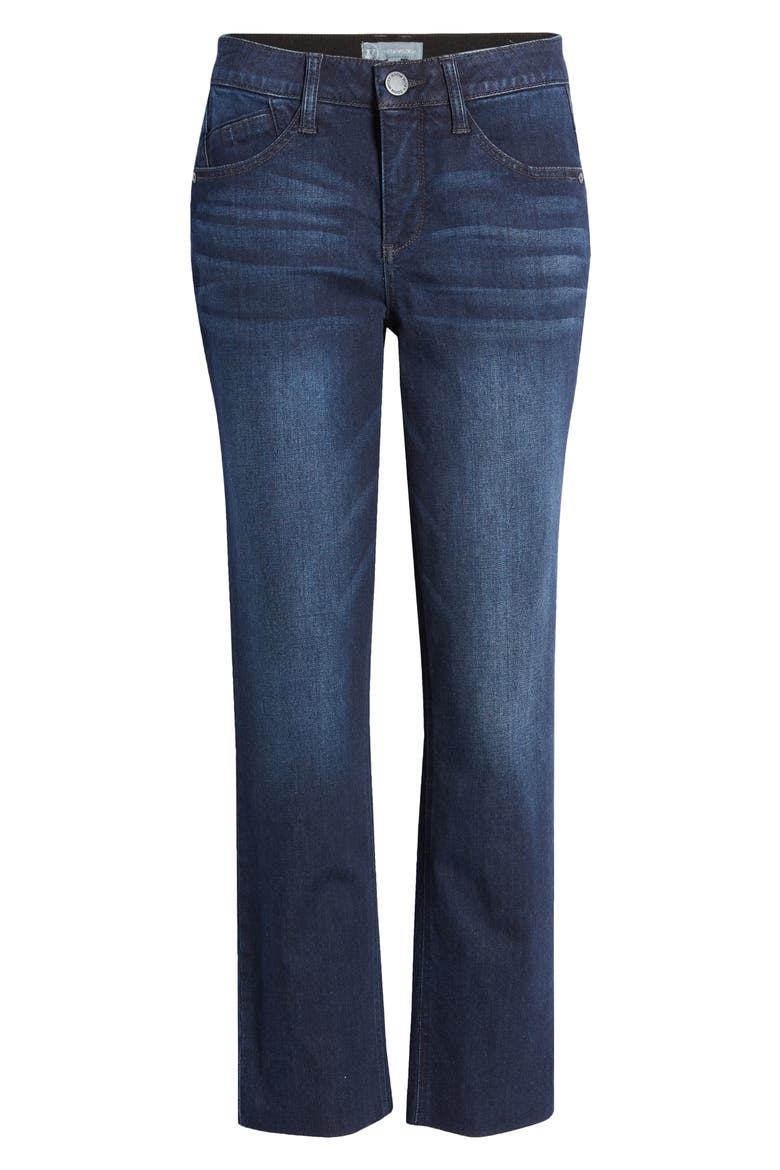 Ab-Solution Slim Fit Raw Hem Straight Leg Jeans (Nordstrom Exclusive), Alternate, color, IN INDIGO