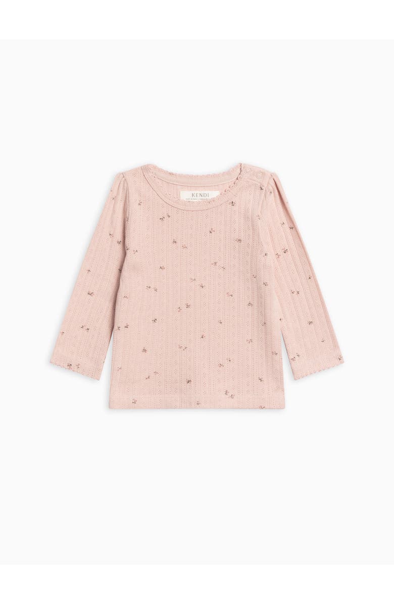 Kendi Kate Pointelle Top, Main, color, Haran Floral