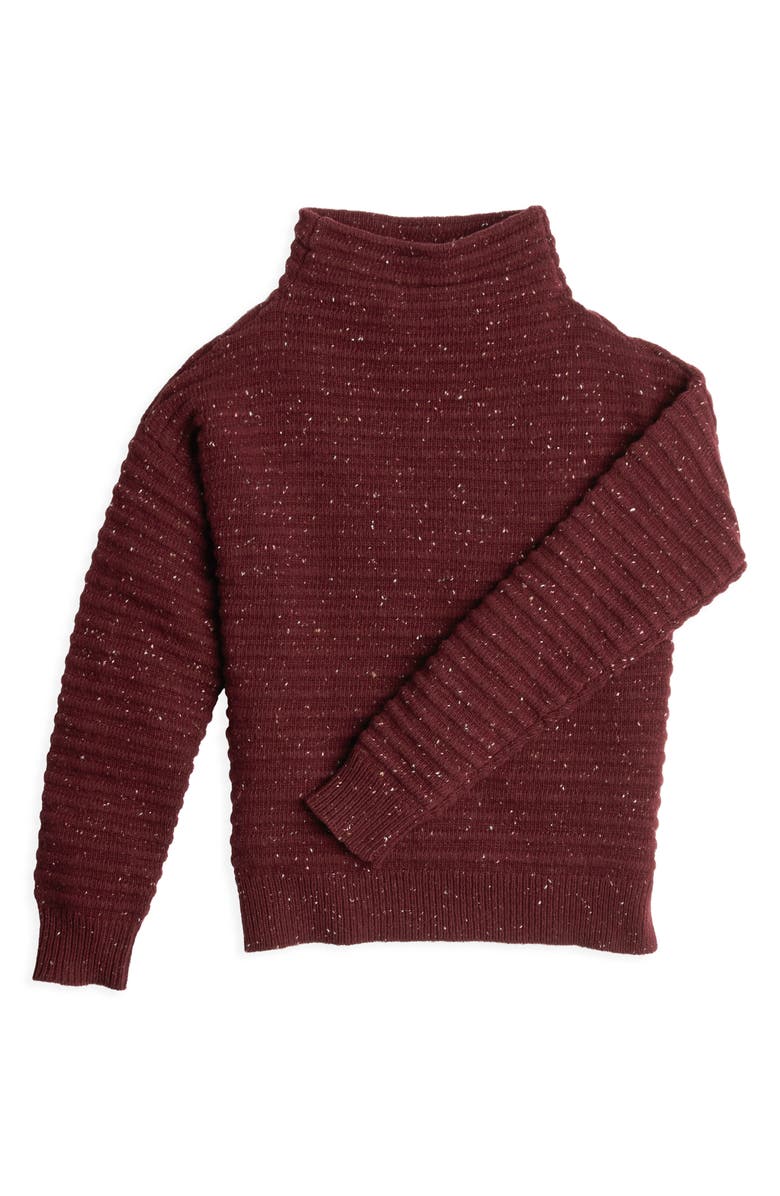 Court & Rowe Speckled Ottoman Turtleneck Sweater, Alternate, color,